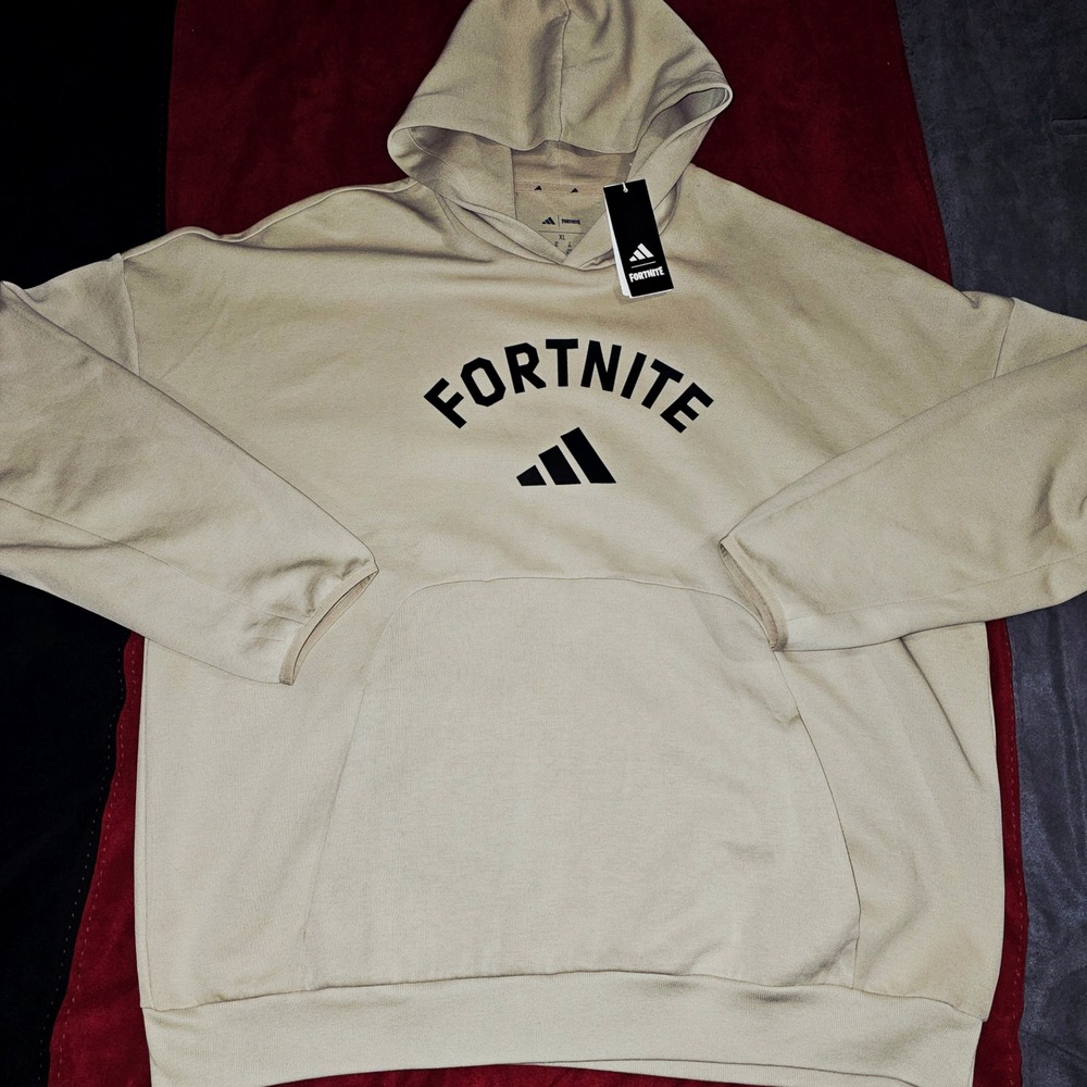 Adidas Fortnite‎ Hoodie Mens XL Wonder Beige JV9951 New With Tags